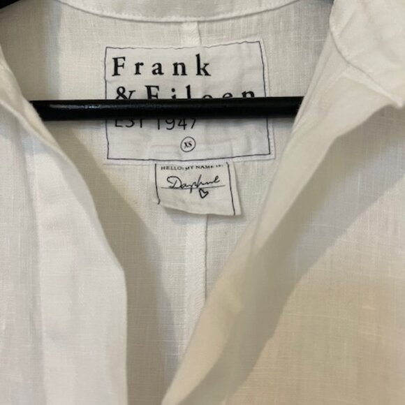 White, Washed Linen Dress - Picture 5 of 5